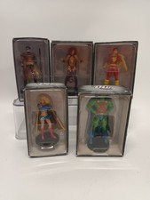 5 x DC Eaglemoss Metal Figures with Display Stand all in Original Boxes 