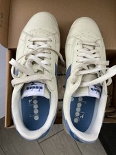 Diadora Game Low Waxed Trainers White, UK Size 8