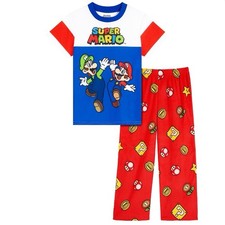 Super Mario Pajamas Kids S 6-7