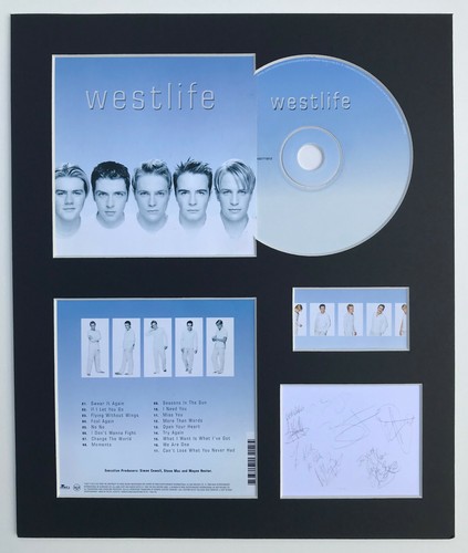 Westlife signed autographed - westlife,