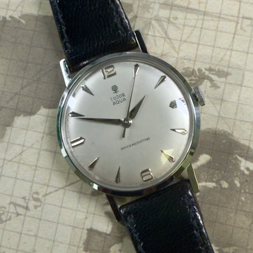 Vintage tudor aqua small rose - tudor,