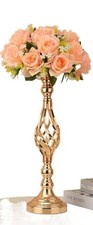 Vase Tall Metal Wedding Vases Centerpieces18.7" Flower Stand Candlestick(H)