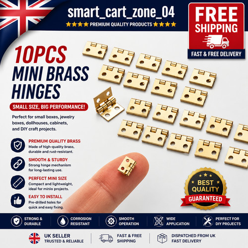 10pcs mini brass hinge for - 10pcs,
