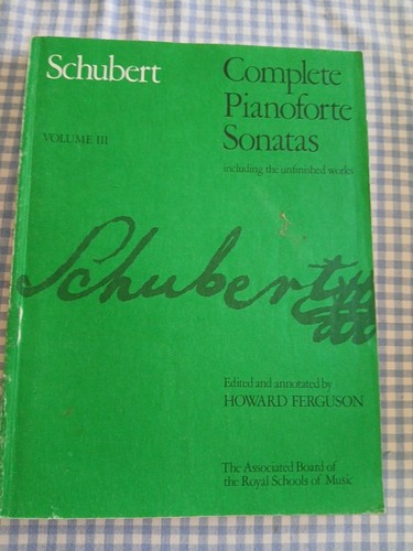 Schubert piano sonatas vol - piano,