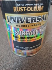 Rust-Oleum Satin Anthracite Universal All Surface Paint- 750ml--COLLECTION ONLY 