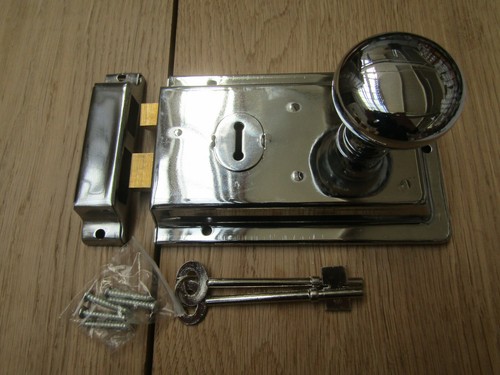 Rim lock door knob handle - door,