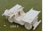 WWII ALLIED JEEP WITH