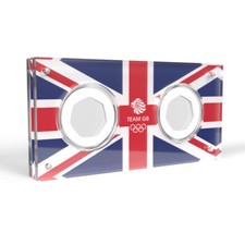 Olympic 50p 2 Coin Acrylic