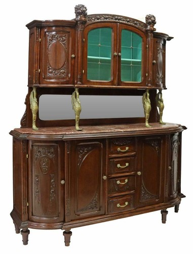 Antique sideboard italian art - antique, sideboard,