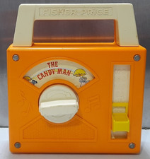 Vintage 1978 Fisher Price The Candy Man Music Box Radio. UK ONLY. Free Postage.