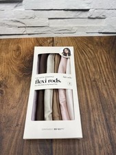 Kitsch Flexi Rods Satin Wrapped Heatless For Curly/ Hair  Set Of 6 - Used Once