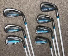 Ping Rhapsody ladies irons 6-PW UW & SW Ping ULT 220 lite Graphite Shafts ? Dot