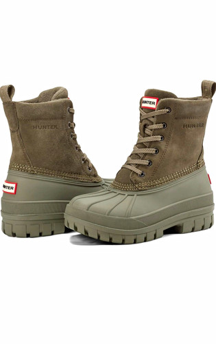 Hunter green leather - green, ankle