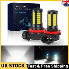 2x LED Fog Light Bulb H11 High Power Driving Lamp 6000K White Foglight Bulbs Kit