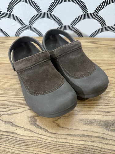 Crocs troika brown slingback - brown,