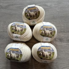 5 x 50g Balls Of Merino Wool