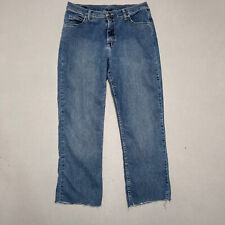 Lee Riders Straight Regular Fit Jeans Blue/Medium Wash Denim Women's 14M W33 L30