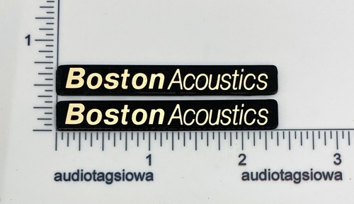Boston acoustics speaker badge - acoustics,