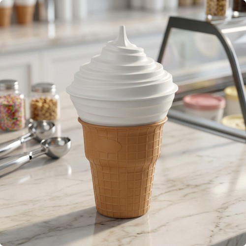 Ice cream maker countertop - ice,