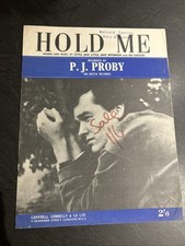 Hold Me. P.j.proby. Piano And Vocal Sheet Music.