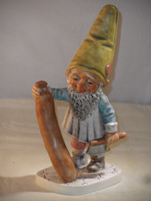VINTAGE GOEBEL PORCELAIN GNOME SAUSAGE MAKER IMPRESSED WELL 507 1970 20cms HIGH