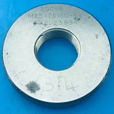 M25 x 1.5 Go Screw Thread Ring Gauge (1389)