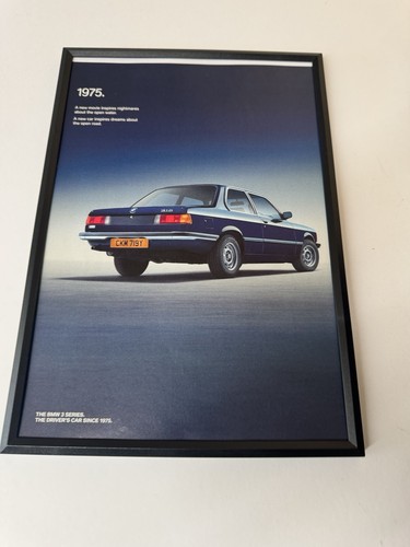 Framed original e21 1975 bmw - framed,
