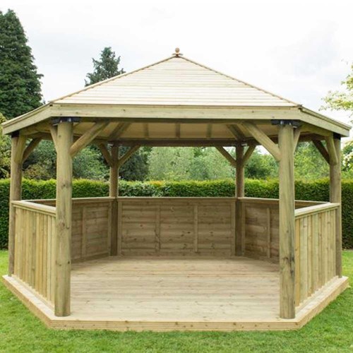 Garden gazebo wooden - gazebo,