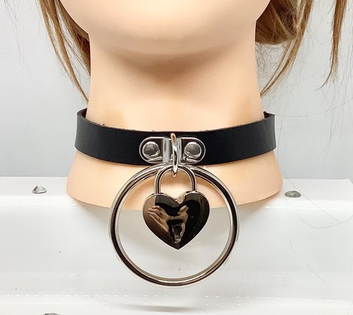 Padlock bdsm black neck - padlock,