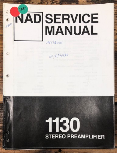 Nad model 1130 preamp - nad,