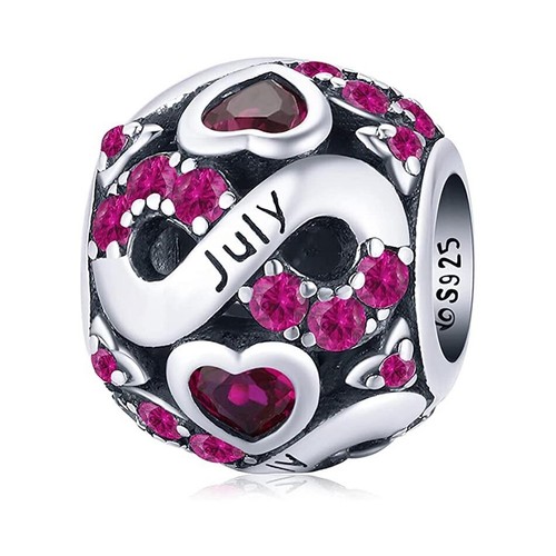 July birthstone infinity - july,