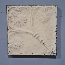 Cream Framed Tin Tile