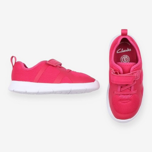 Raspberry pink clarks girls - raspberry,