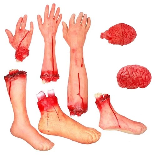 Halloween fake body parts - fake,