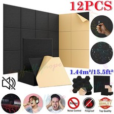 12X Acoustic Wall Panel Tiles
