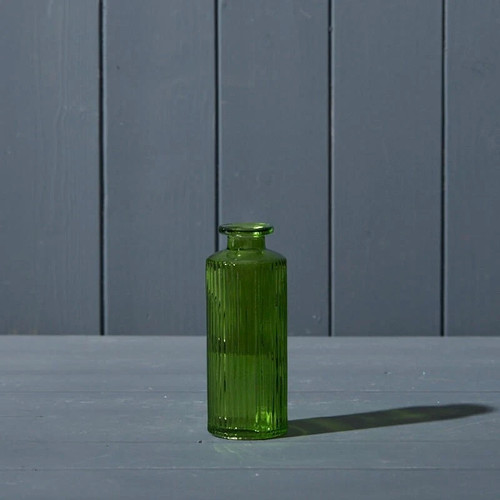 Emerald green glass stem - emerald,