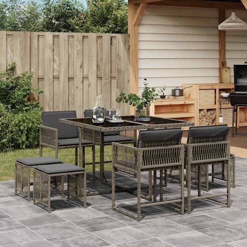 Vidaxl piece garden dining - piece,