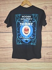 GILDAN Size Small Black T-Shirt Roger Daltrey 2011 The Who's