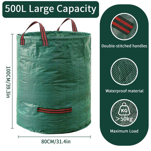 500l large garden - large, waste