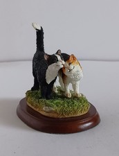 Border Fine Arts Vintage 2015 Cats Figure ~ Friendship # A27560 ~ Purrfect Cond.