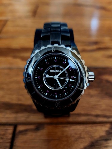 Chanel j12 h1634 black ceramic - h1634,
