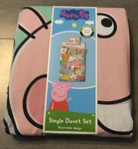 Peppa pig reversible single - pig,