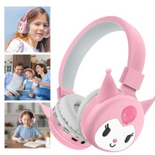 Wireless Bluetooth Headphones Ear Girl Boy Stereo Earphone Kids Headset Gifts