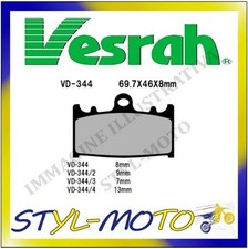 344 front organic brake - vd-344,