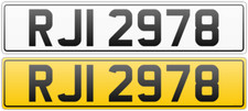 Dateless number plate RJI 2978