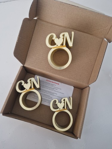 Wedding napkin holders - c&n,