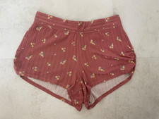 Gilly Hicks Womens Peach Floral Pyjama Shorts UK Medium