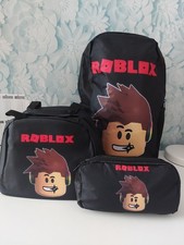 Pencil Case Roblox & Backpack School Bag Lunch Box