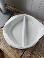 james martin denby White China. Divided Serving Bowl. Large