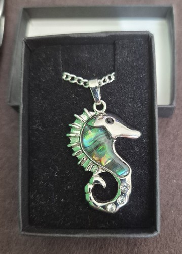 Abalone crystals seahorse - abalone,